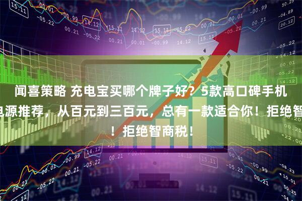 闻喜策略 充电宝买哪个牌子好？5款高口碑手机移动电源推荐，从百元到三百元，总有一款适合你！拒绝智商税！